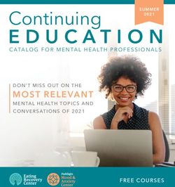 Continuing - MOST RELEVANT DON'T MISS OUT ON THE - Eating Recovery Center