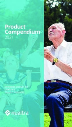 Product Compendium 2021 - Nualtra