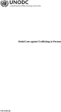 Model Law against Trafficking in Persons - V.09-81990 (E)