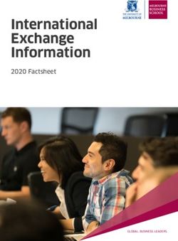 International Exchange Information - 2020 Factsheet - Emory Goizueta ...