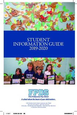 STUDENT 2019-2020 INFORMATION GUIDE - First Presbyterian Day ...