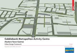 Cobblebank Metropolitan Activity Centre - (Toolern Town Centre) Urban Design Framework