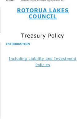 ROTORUA LAKES COUNCIL - Treasury Policy Including Liability and Investment Policies