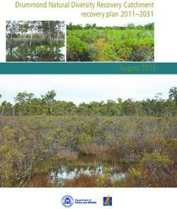 Drummond Natural Diversity Recovery Catchment recovery plan 2011-2031 August 2013
