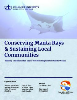 Conserving Manta Rays & Sustaining Local Communities - Sustainability Management