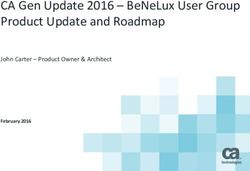 CA GEN UPDATE 2016 - BENELUX USER GROUP PRODUCT UPDATE AND ROADMAP - JOHN CARTER - PRODUCT OWNER & ARCHITECT