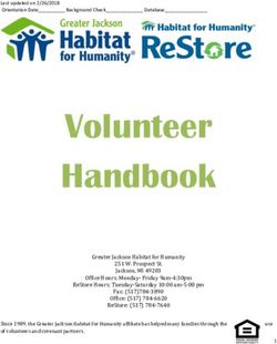 Volunteer Handbook - Greater Jackson Habitat for Humanity