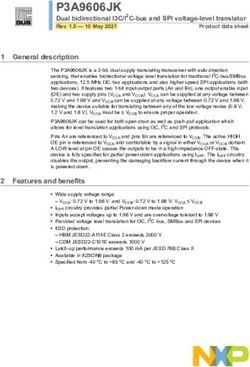 P3A9606JK Dual bidirectional I3C/I2C-bus and SPI voltage-level translator Rev. 1.0 - 10 May 2021 Product data sheet