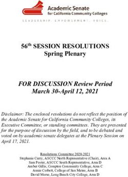 56th SESSION RESOLUTIONS - Spring Plenary - ASCCC