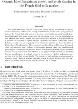 Organic label, bargaining power, and profit sharing in the French fluid milk market