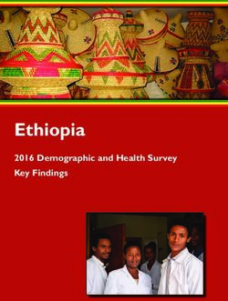 Ethiopia 2016 Demographic and Health Survey Key Findings - The DHS ...