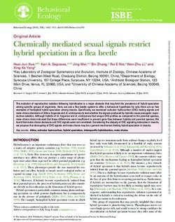 Chemically mediated sexual signals restrict hybrid speciation in a flea beetle