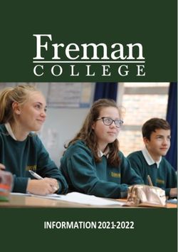 INFORMATION 2021 -20 22 - Freman College