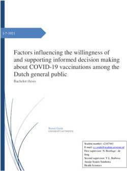 Factors influencing the willingness of and supporting informed decision making about COVID-19 vaccinations among the Dutch general public