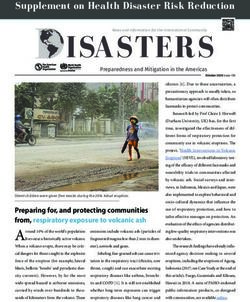 ISASTERS Supplement on Health Disaster Risk Reduction - International ...