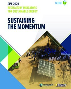SUSTAINING THE MOMENTUM - RISE 2020 REGULATORY INDICATORS FOR SUSTAINABLE ENERGY RISE