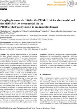 Coupling framework (1.0) for the PISM (1.1.4) ice sheet model and the MOM5 (5.1.0) ocean model via the PICO ice shelf cavity model in an Antarctic ...