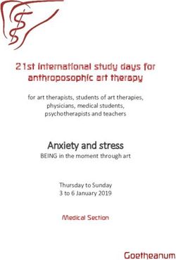 Anxiety and stress BEING in the moment through art - Goetheanum