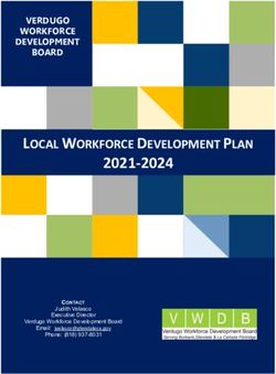 2021-2024 LOCAL WORKFORCE DEVELOPMENT PLAN - VERDUGO WORKFORCE DEVELOPMENT BOARD - Verdugo ...