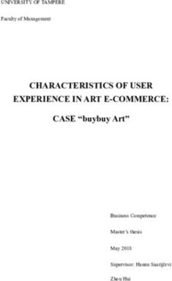 CHARACTERISTICS OF USER EXPERIENCE IN ART E-COMMERCE: CASE "buybuy Art