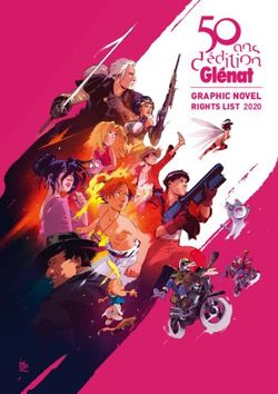 GRAPHIC NOVEL RIGHTS LIST 2020 - Glenat
