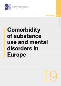 Comorbidity of substance use and mental disorders in Europe - INSIGHTS - Emcdda