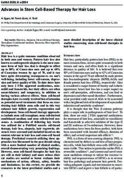 Advances in Stem Cell-Based Therapy for Hair Loss - CellR4