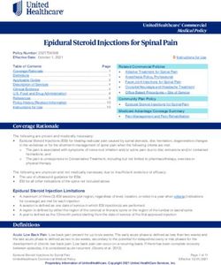 Epidural Steroid Injections for Spinal Pain - UHCprovider.com