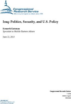 Iraq: Politics, Security, and U.S. Policy - Kenneth Katzman Specialist in Middle Eastern Affairs