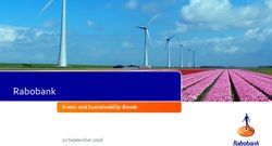 Rabobank Green and Sustainability Bonds - 20 September 2016