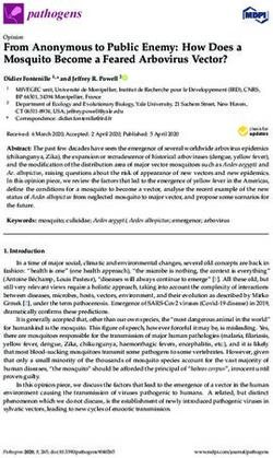 From Anonymous to Public Enemy: How Does a Mosquito Become a Feared Arbovirus Vector? - horizon ird