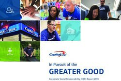 GREATER GOOD In Pursuit of the - Corporate Social Responsibility (CSR) Report 2016 - Media ...