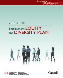 And DivErsity Plan Employment Equity 2013-2018