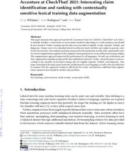 Accenture at CheckThat! 2021: Interesting claim identification and ranking with contextually sensitive lexical training data augmentation - CEUR-WS