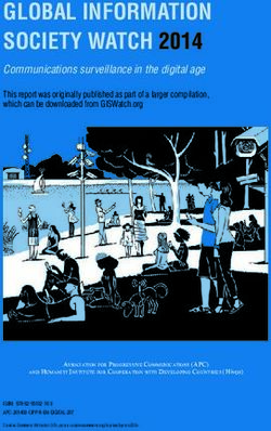 GLOBAL INFORMATION SOCIETY WATCH 2014 - COMMUNICATIONS SURVEILLANCE IN THE DIGITAL AGE