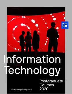 Information Technology - Postgraduate Courses 2020 - UTS
