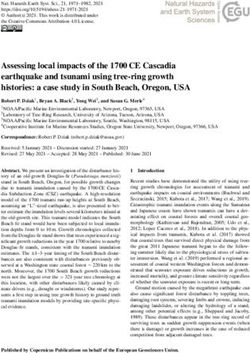 Assessing local impacts of the 1700 CE Cascadia earthquake and tsunami using tree-ring growth histories: a case study in South Beach, Oregon, USA