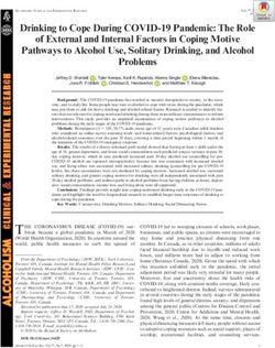 Drinking to Cope During COVID-19 Pandemic: The Role of External and Internal Factors in Coping Motive Pathways to Alcohol Use, Solitary Drinking ...