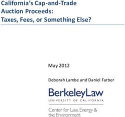 California's Cap and Trade Auction Proceeds: Taxes, Fees, or Something Else? - May 2012 - Berkeley Law