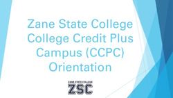 Zane State College College Credit Plus Campus (CCPC) Orientation
