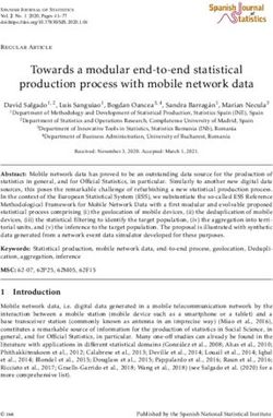 Towards a modular end-to-end statistical production process with mobile network data
