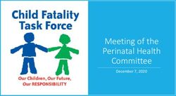 Meeting of the Perinatal Health Committee - December 7, 2020 - North Carolina ...