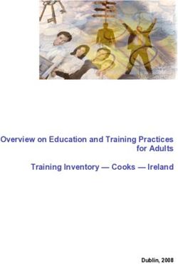 Overview on Education and Training Practices for Adults Training Inventory - Cooks - Ireland - Dublin, 2008 - GATOM