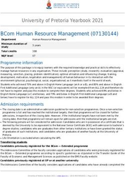 BCom Human Resource Management (07130144)