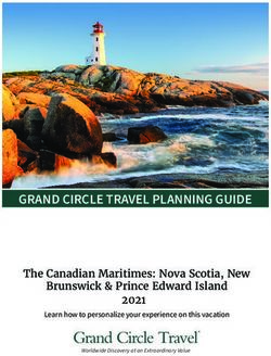 Grand Circle Travel - GRAND CIRCLE TRAVEL PLANNING GUIDE The Canadian Maritimes: Nova Scotia, New - Grand ...