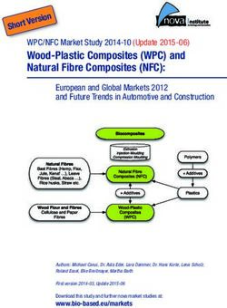 Wood-Plastic Composites (WPC) and Natural Fibre Composites (NFC): Composites UK