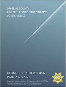 DELINQUENCY PREVENTION PLAN 2021/2022 - Juvenile Justice Crime ...