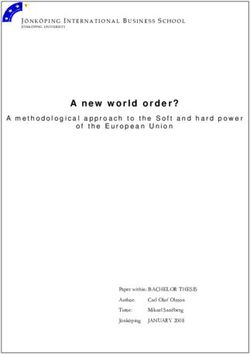 A NEW WORLD ORDER? - DIVA PORTAL