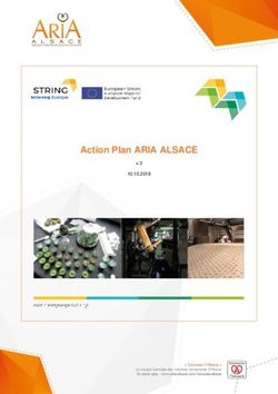 Action Plan ARIA ALSACE - Interreg Europe