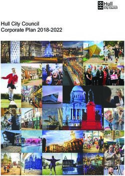 Hull City Council Corporate Plan 2018-2022 - CMIS Home